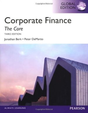 Corporate Finance The Core 3rd Edition
