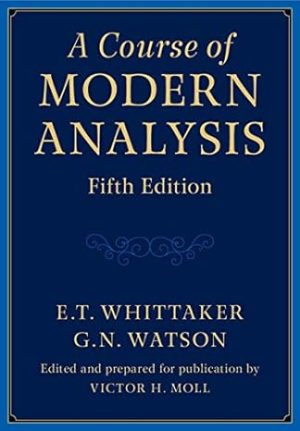 A Course of Modern Analysis 5th Edition