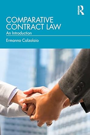 Comparative Contract Law An Introduction