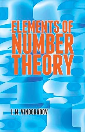Elements of Number Theory