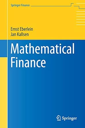 Mathematical Finance By Ernst Eberlein