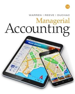 Managerial Accounting 14th Edition