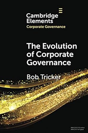 The Evolution of Corporate Governance