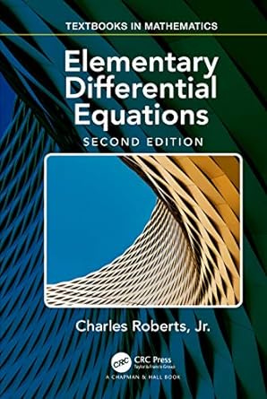 Elementary Differential Equations Applications Models and Computing