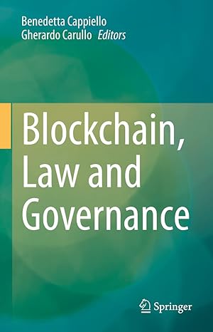 Blockchain Law and Governance