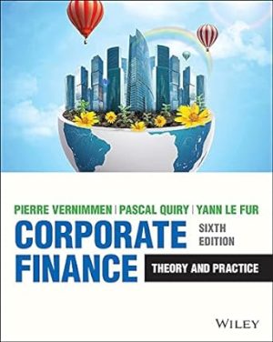 Corporate Finance Theory and Practice 6th Edition