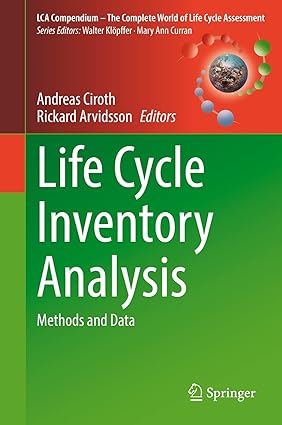 Life Cycle Inventory Analysis Methods and Data