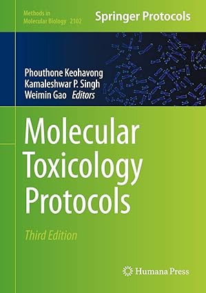 Molecular Toxicology Protocols 3rd Edition