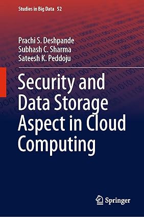 Security and Data Storage Aspect in Cloud Computing