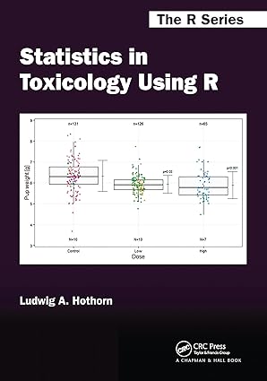 Statistics in Toxicology Using R