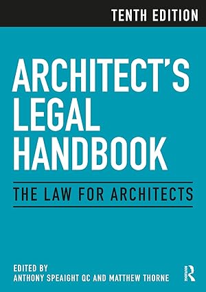 Architects Legal Handbook: The Law for Architects
