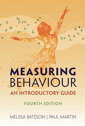 Measuring Behaviour 4th Edition