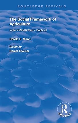 The Social Framework of Agriculture