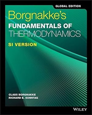 Borgnakkes Fundamentals of Thermodynamics SI