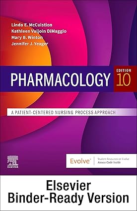 Pharmacology A Patient Centered Nursing Process Approach 10th Edition
