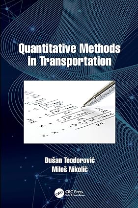 Quantitative Methods in Transportation