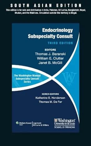 Washington Manual Endocrinology 3th Edition