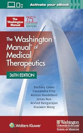 The Washington Manual of Medical Therapeutics 36th Edition