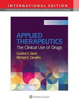 Applied Therapeutics The Clinical Use of Drugs 11th Edition