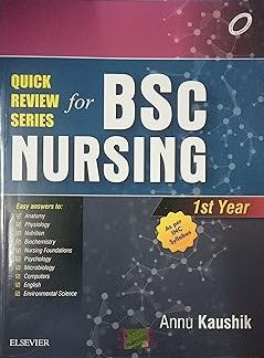 Quick Review Series For BSc Nursing 1st Year