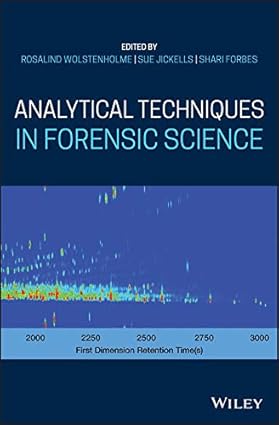 Analytical Techniques in Forensic Science