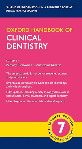 Oxford Handbook of Clinical Dentistry 7th Edition
